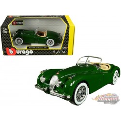 Jaguar XK 120 1948 Roadster - Bburago 1-24 - 18-22018 GR - Passion Diecast 