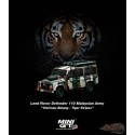 (Web Only) Mini GT - 1:64 - Land Rover Defender 110 Malaysian Army " Harimau Belang"  - Mijo Exclusives USA  -  MGT00321-R