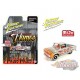 1966 Chevy Pick Up Silver with Flames Limited 3,600 Pcs - Johnny Lightning 1:64 - JLCP7361 - Passion  Diecast 