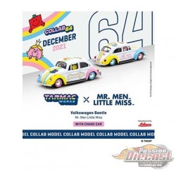 Volkswagen Beetle Mr. Men & Little Miss - Tarmac Works & Schuco - 1/64 - T64S-006-MMLM - Passion Diecast 