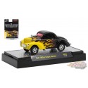 HE Gasser 1941 Willy's Gasser Black w/ Flames - M2 Machine Hobby Exclusive 1:64 - 31600-GS10