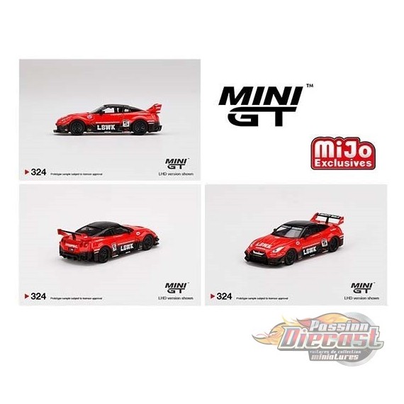 Mini GT - 1:64 - LB-Silhouette WORKS GT NISSAN 35GT-RR Ver.1 - Mijo  Exclusives USA - MGT00324 Passion Diecast