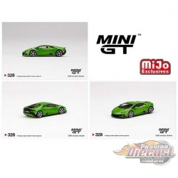 Mini GT - 1:64 - Lamborghini Huracán EVO Verde Mantis - Mijo Exclusives USA -  MGT00328  Passion Diecast