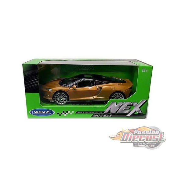 McLaren GT Or - Welly 1/24 - 24105W GLD  - Passion Diecast 