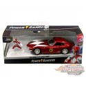 Power Ranger Red Ranger & 1967 Toyota 2000GT Red - Hollywood Rides  -  Jada 1/32 - 33074