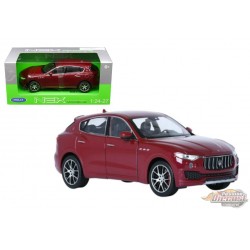 Maserati Levante Rouge - Welly 1/24 - 24078W RD  - Passion Diecast 