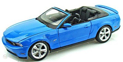 Mustang GT 2010 convertible Blue - Maisto 1/18 - 31158 BL