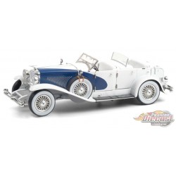 Duesenberg II SJ in Blue and White (Top-Down) - 1/18  Greenlight - 13589 - Passion Diecast