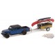 2021 Jeep Gladiator Texas Trail Trailer with Canoe - Hitch & Tow 24, 1/64 Greenlight - 32240 C - Passion Diecast