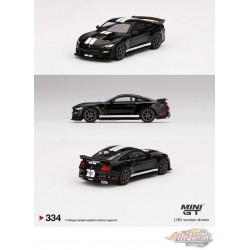 (Web Only) Mini GT - 1:64 - Ford Mustang Shelby GT500 Noir d'ombre - Mijo Exclusives USA - MGT00334