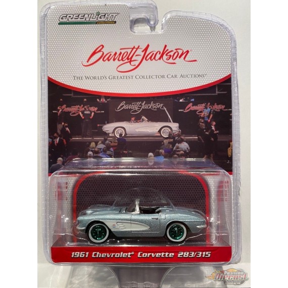 1961 Chevrolet Corvette Convertible (Lot No.681)- Barrett-Jackson  Series 7 GREENMACHINE 1-64 - 37230 AGR Passion Diecast