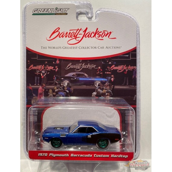 1970 Plymouth Barracuda Custom Hardtop (Lot No.720) - Barrett-Jackson  Series 7  GREENMACHINE 1-64 - 37230 CGR Passion Diecast