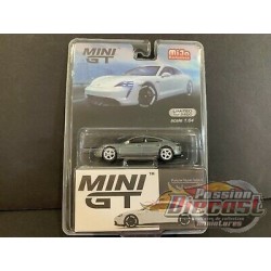 Porsche Taycan Turbo S White -  MINI GT CHASE CAR 1:64 - MGT00218 GR PASSION DIECAST