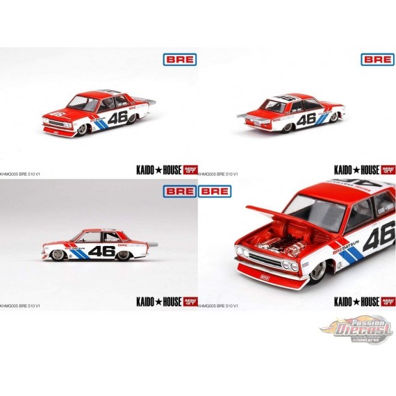 Mijo Exclusive Kaido★House Datsun 510 Pro Street BRE510 V1 - Mini GT - Mijo Exclusives 1/64 - KHMG005