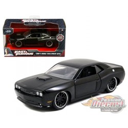 Fast & Furious Dom's Dodge Challenger SRT 8 (Black) - Jada 1/32 - 97384 -  Passion Diecast