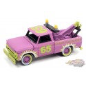1965 Chevy Truck Tow Truck in Flat Bright Purple - Demolition Derby - Johnny Lightning 1:64 - JLSP209 B