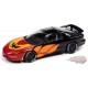1993 Pontiac Firebird en noir avec des flammes Firebird rouges - Black with Flames - Johnny Lightning 1:64 - JLSP210 A