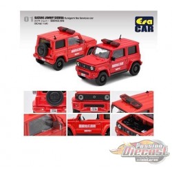 Suzuki Jimny Sierra Kunigami Fire Services - Era Car - 1/64 - SU21JSRN0101 - Passion Diecast 