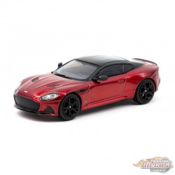 Aston Martin DBS Superleggera Red Metallic - Tarmac Works - 1/64 - T64G-004-RE - Passion Diecast 
