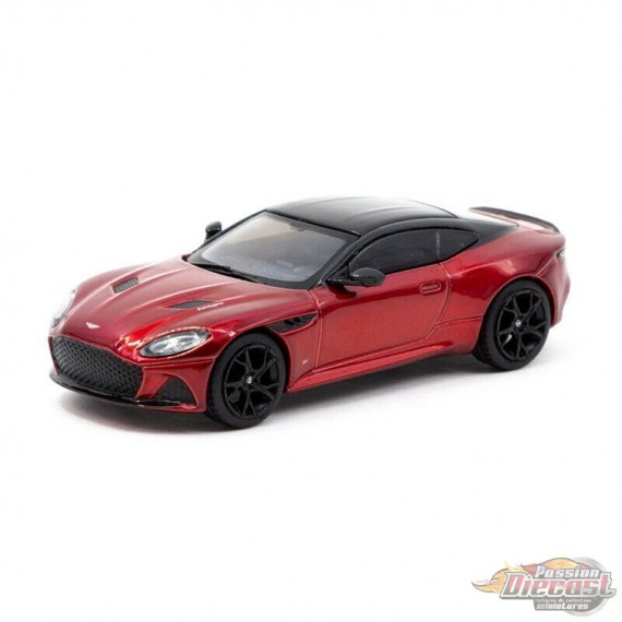 Aston Martin DBS Superleggera Rouge métallisé - Tarmac Works - 1/64 - T64G-004-RE - Passion Diecast 