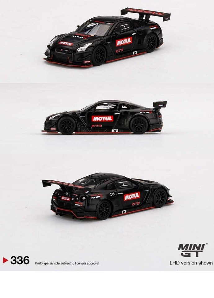Mini GT - 1:64 - Nissan GT-R NISMO GT3 2018 Test Car - Mijo Exclusives USA  - MGT00336 Passion Diecast