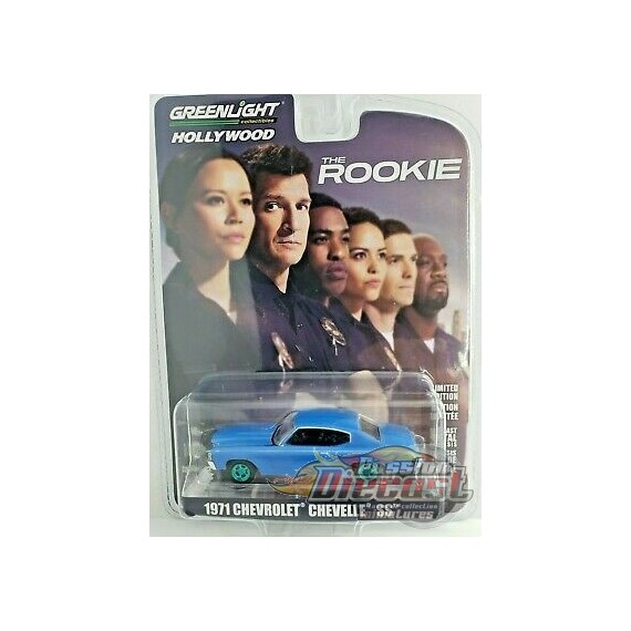 1971 CHEVY CHEVELLE SS ROOKIE Hollywood 32 - 1/64 GREENMACHINE - 44920 FGR