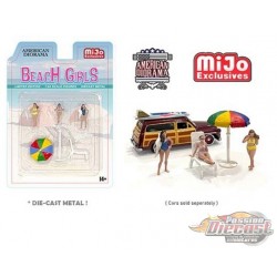 Mijo Exclusive - Figure Beach Girls - set Figurine 6 pieces Diecast  -  American Diorama 1-64 - 76481 MJ - Passion Diecast