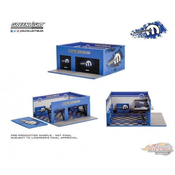 MOPAR Garage - Weekend Workshop - Mechanic's Corner Series 8 - Greenlight 1/64 - 57093 - Passion diecast