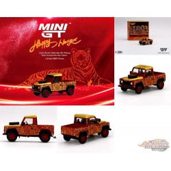 HK Exclusive - Land Rover Defender 90 Pickup - 2022 New Year Limited Edition - MINI GT 1:64 - Mijo Exclusive - MGT00330-R