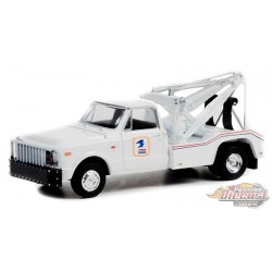 1968 Chevrolet C-30 Dually Wrecker - United States Postal Service (USPS) - Dually Drivers 9 - Greenlight 1-64 - 46090 A-Diecast