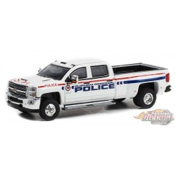 2018 Chevrolet Silverado 3500 Dually - Durham, Ontario, Canada Regional Police - Dually Drivers 9 - Greenlight 1/64 - 46090 C