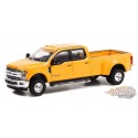 2019 Ford F-350 Dually - School Bus Yellow - Dually Drivers 9 - Greenlight 1-64 - 46090 D