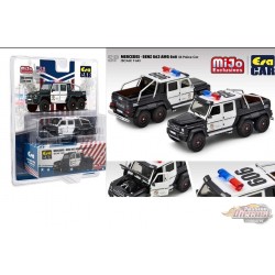 Mijo Exclusives Mercedes-Benz G63 AMG 6x6 Police Limited 3,600 Pcs - Era Car - 1/64 - ESPM003B - Passion Diecast 