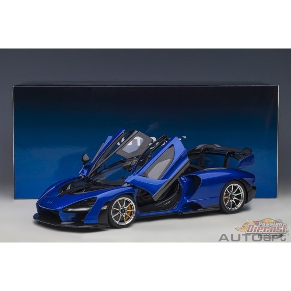 McLaren Senna (Trophy Kyanos)  -  Autoart - 76079  Passion Diecast