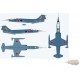 Lockheed Mitsubishi F-104J Starfighter JASDF 202nd Hikotai, Nyutabaru AB Japan, TAC Meet 1980 / Hobby Master 1:72 HA1063