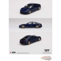 (Web Only) Mini GT - 1:64 - Porsche Taycan Turbo S Bleu gentiane métallisé - Mijo Exclusives USA - MGT00339
