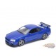 Nissan Skyline GT-R (R34) Bleu métallisé - Welly 1/24 - 24108 MBL  - Passion Diecast 