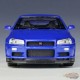 Nissan Skyline GT-R (R34) Bleu métallisé - Welly 1/24 - 24108 MBL  - Passion Diecast 