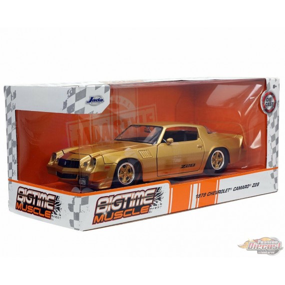 1979 Chevy Camaro Z28 Or - Bigtime Muscle - Jada 1/24 - 53003 W172GT B - Passion Diecast 
