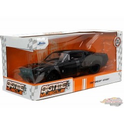 1967 Shelby GT500 Black - Bigtime Muscle - Jada 1/24 - 53003 W172GT D - Passion Diecast 
