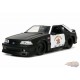 1989 Ford Mustang GT Black and White - Bigtime Muscle - Jada 1/24 - 33526 - Passion Diecast 