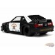 1989 Ford Mustang GT Black and White - Bigtime Muscle - Jada 1/24 - 33526 - Passion Diecast 