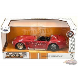 1965 Shelby Cobra Red - Bigtime Muscle - Jada 1/24 - 33531 - Passion Diecast 