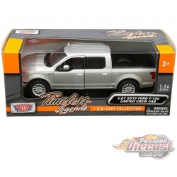 2019 Ford F-150 Limited Crew Cab (Argent) - Motormax 1-24 - 79364 SIL - Passion Diecast
