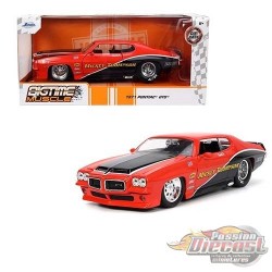 (web only)1971 Pontiac GTO Judge Orange - Bigtime Muscle - Jada 1/24 - 33044