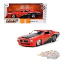 (web only)1971 Pontiac GTO Judge Orange - Bigtime Muscle - Jada 1/24 - 33044