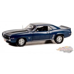 1969 Chevrolet Camaro SS in Blue with Black Stripes - Home Improvement (TV Series, - Highway 61 - HWY 61-1/18 - 18039