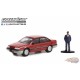 1989 Ford Tarus with Sales Associate in Suit - The Hobby Shop Series 13 - 1/64 Greenlight - 97130 D