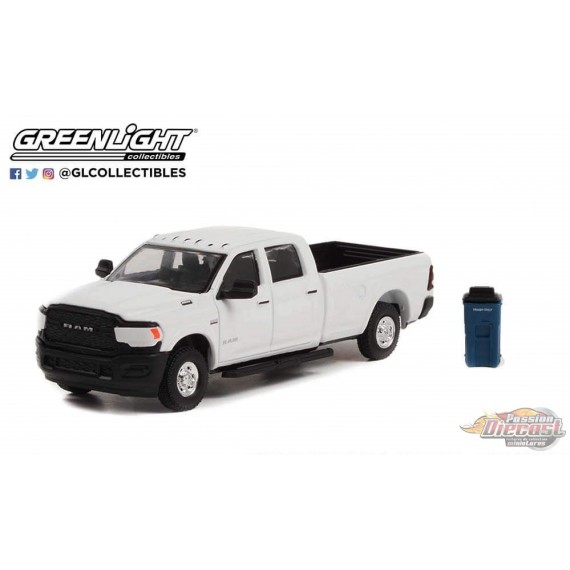 2021 Ram 2500 Tradesman with Garbage Bin - The Hobby Shop Series 13 - 1/64 Greenlight - 97130 F - Passion Diecast