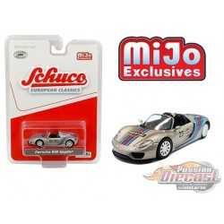 MiJo Exclusives - Porsche 918 Spyder - Martini Racing (Argent) -2,400 pieces - Schuco - 1:64 - 4500